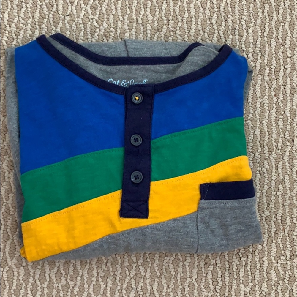 Striped long sleeve shirt